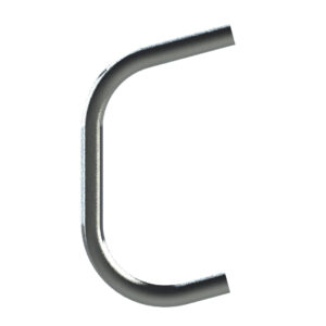 Balltube Handrail Closure Bend - Angle Bottom Mount