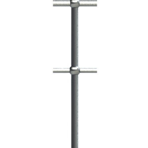 Balltube Handrail Stanchions with Base Plate